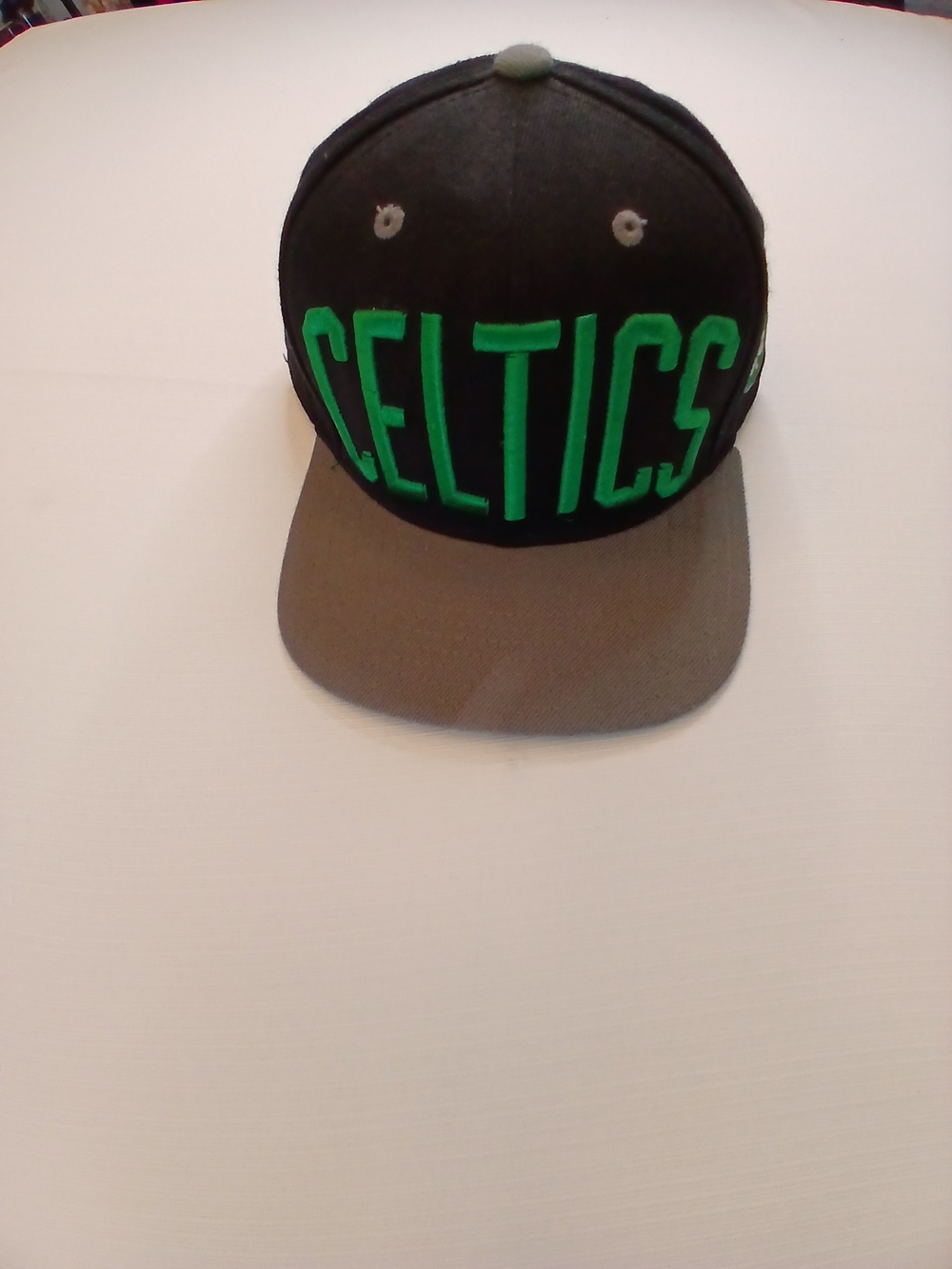 Adidas Boston Celtics Black and Green NBA Hat.